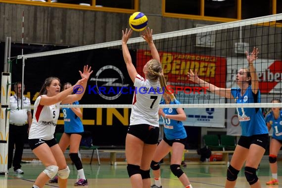 Volleyball Damen 3. Liga Süd SV Sinsheim gegen VC Wiesbaden-2 , 08.10.2016 (© Siegfried)